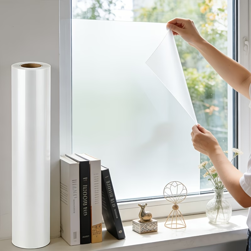 Privacy Screen Protector - Einfarbige Sichtschutzfolie, dekorative Folie für mattiertes