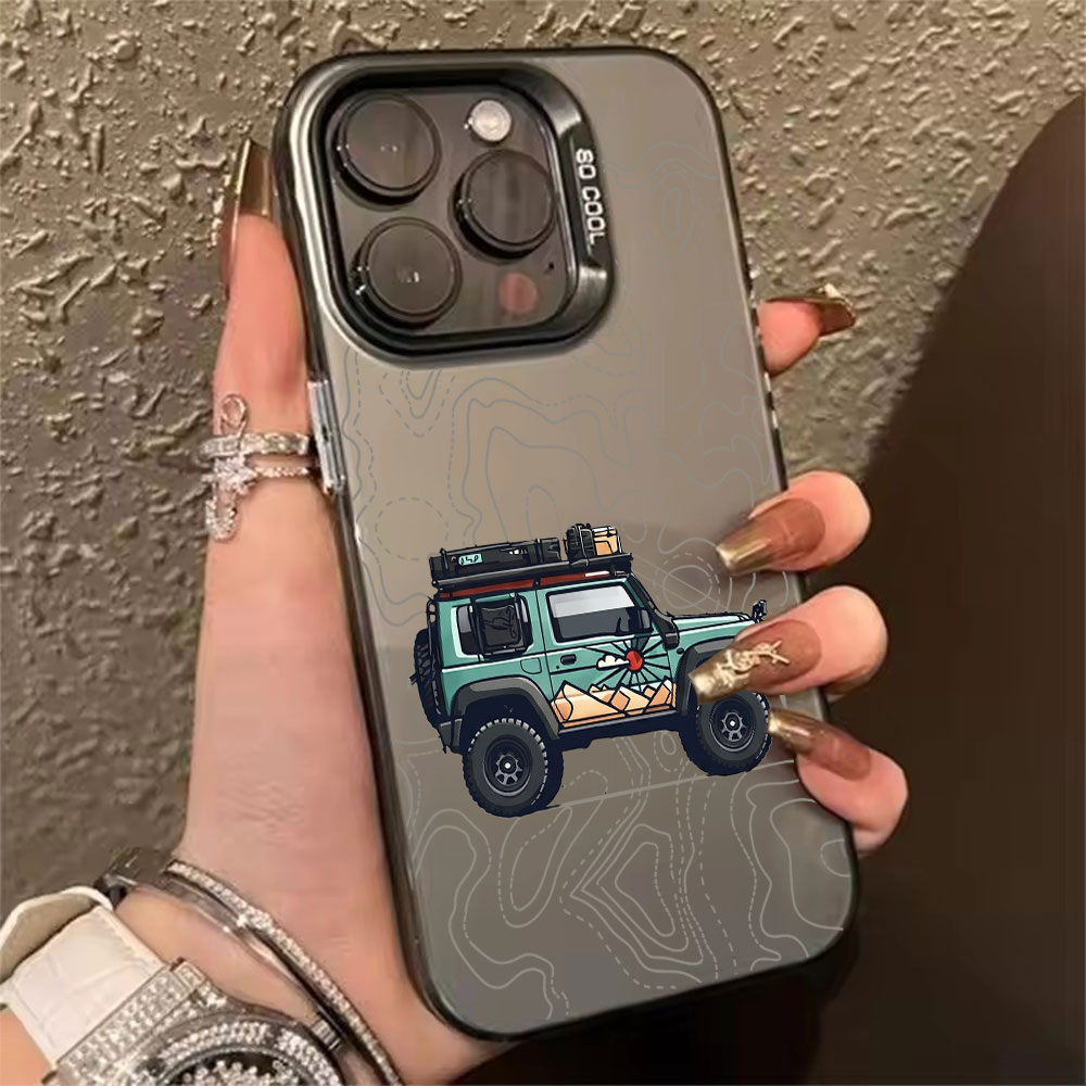 Apple Iphone 15 - Einfache Auto-Muster Handyhülle für iPhone 17