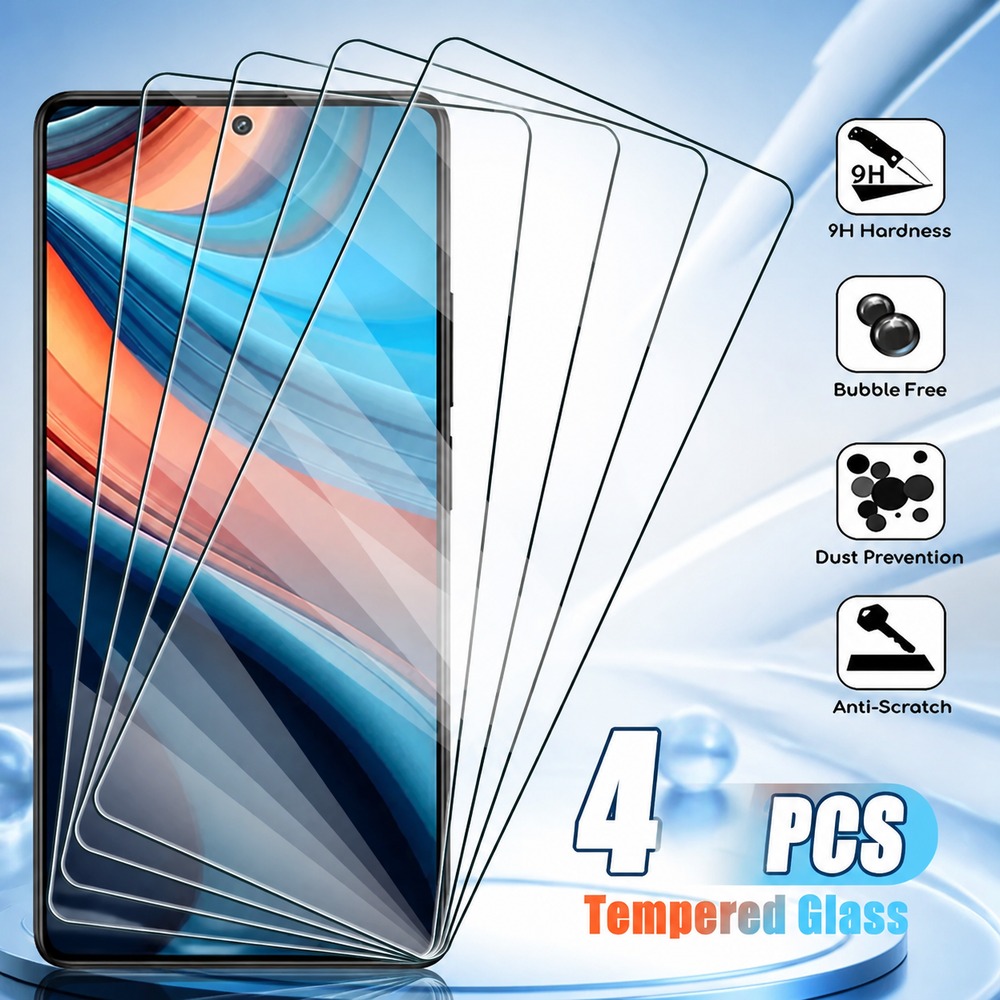 Realme C67 - 4 Stück Panzerglas für Realme C12