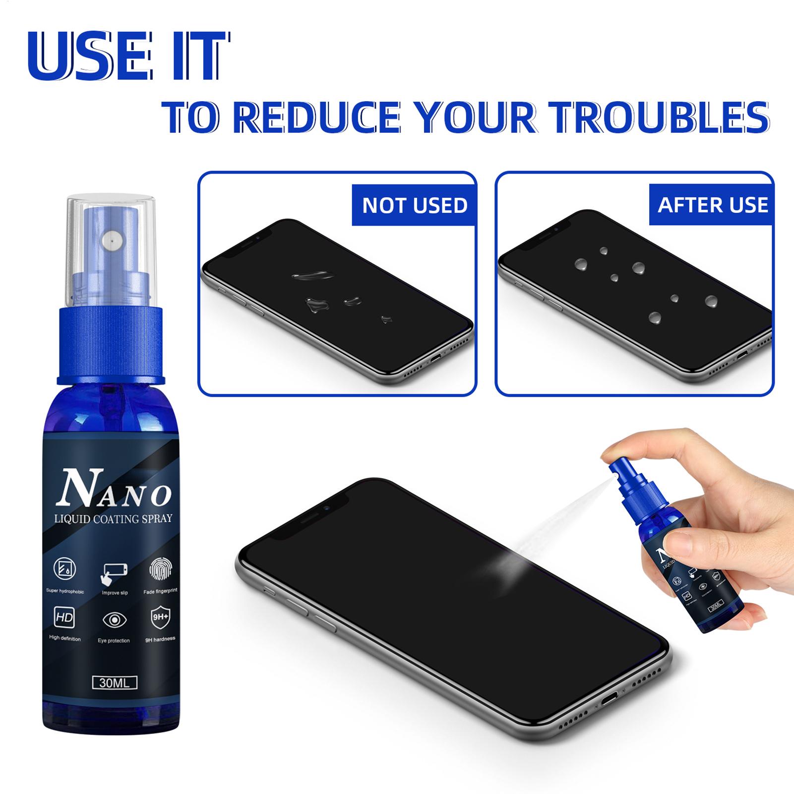 Flüssiger Displayschutz-Spray, – Oleophobic Coating Spray Bewertung und Preis